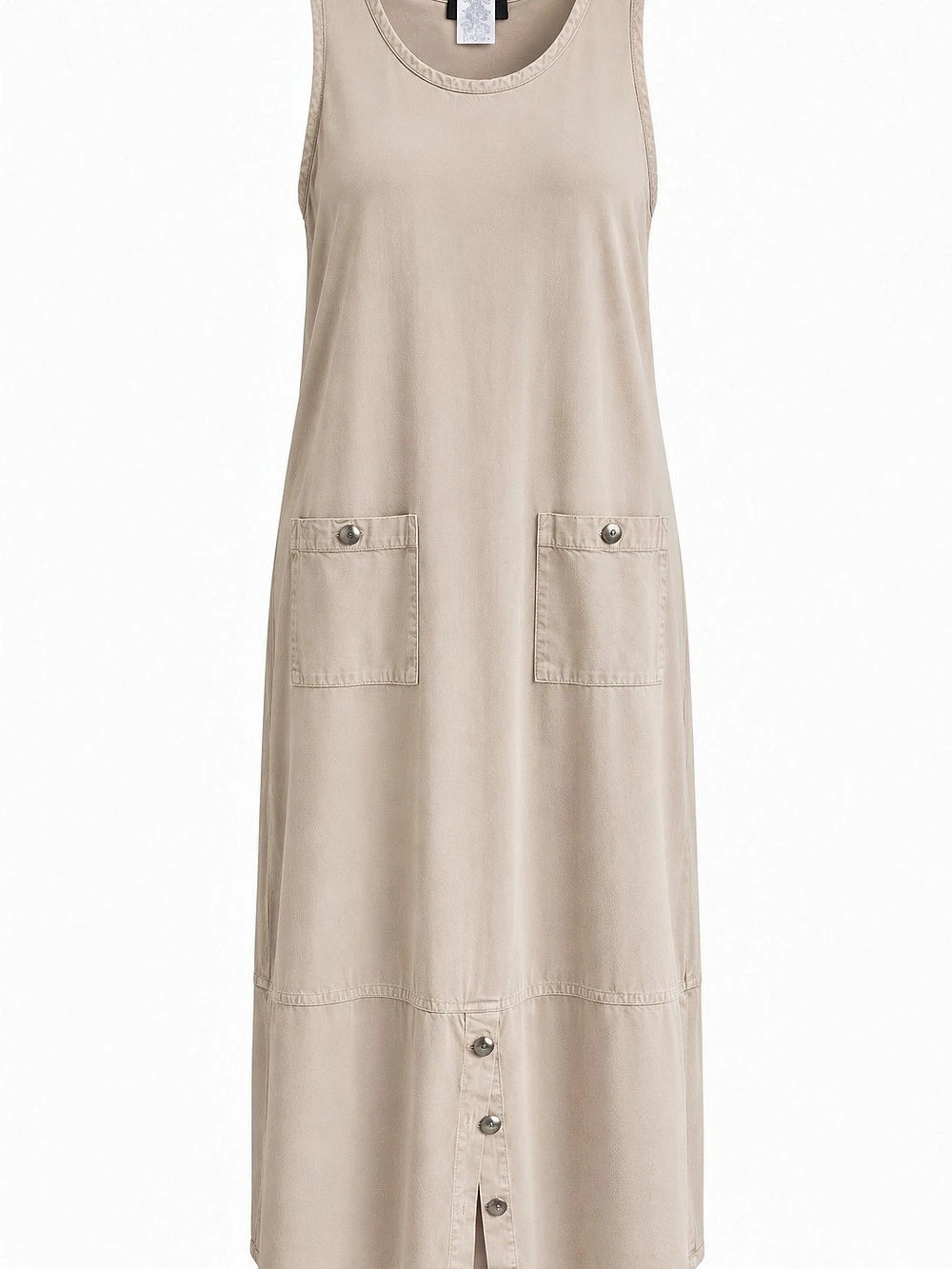 Froxx Sleeveless Maxi Dress Beige Medium